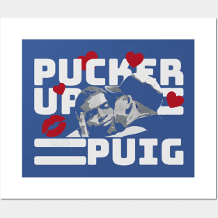 Yasiel Puig Kissing Posters and Art